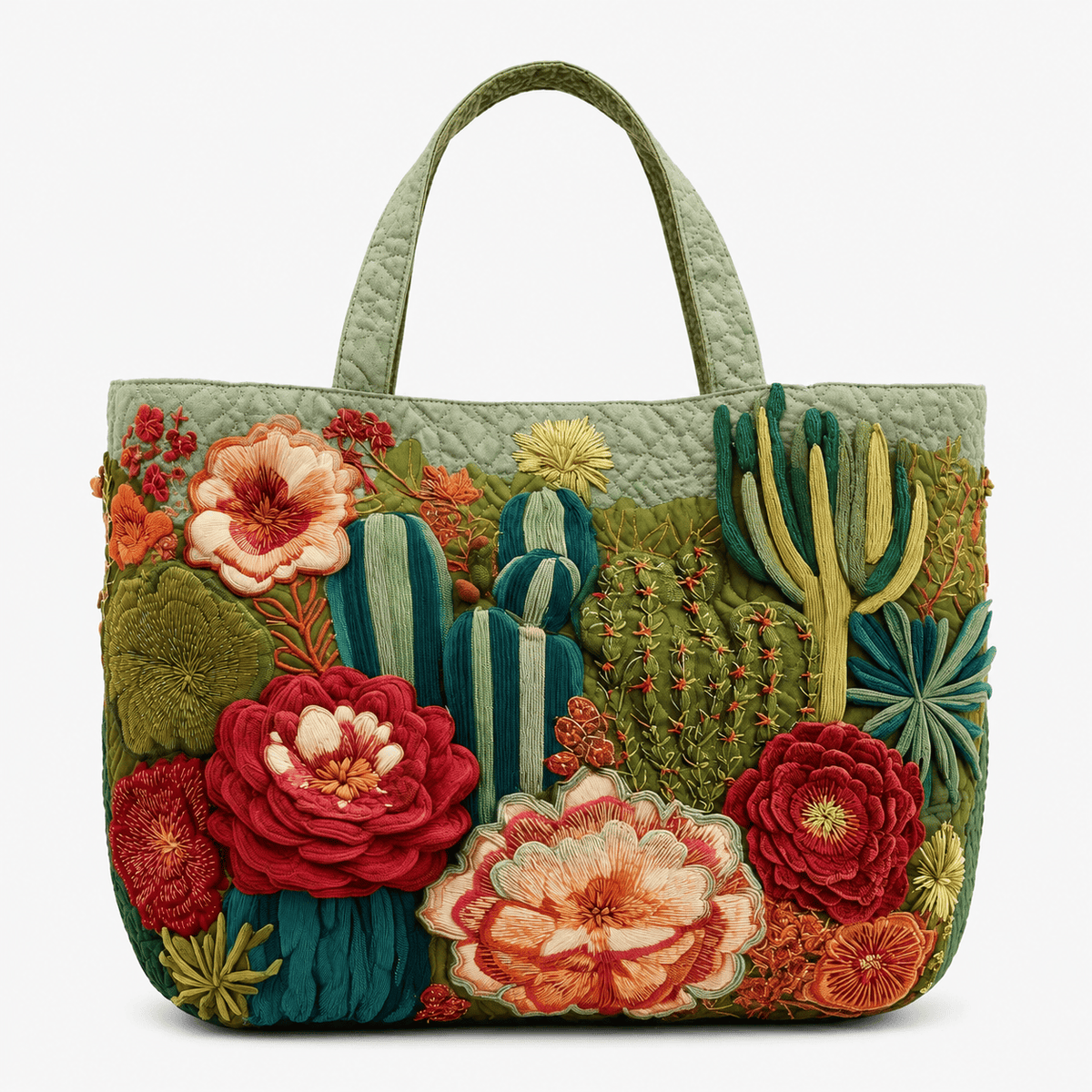 3D Printed Quilted Tote Bag 3D Printed Polyester Quilted Tote Bag for Travel Shopping and Beach Use