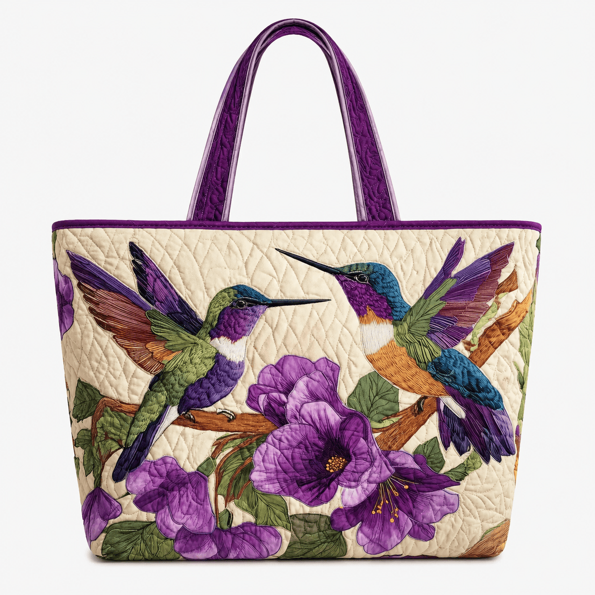 3D Printed Quilted Tote Bag 3D Printed Polyester Quilted Tote Bag for Travel Shopping and Beach Use