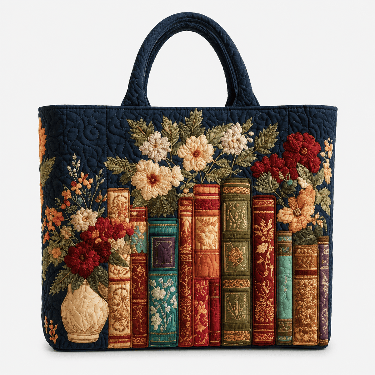 3D Printed Quilted Tote Bag 3D Printed Polyester Quilted Tote Bag for Travel Shopping and Beach Use