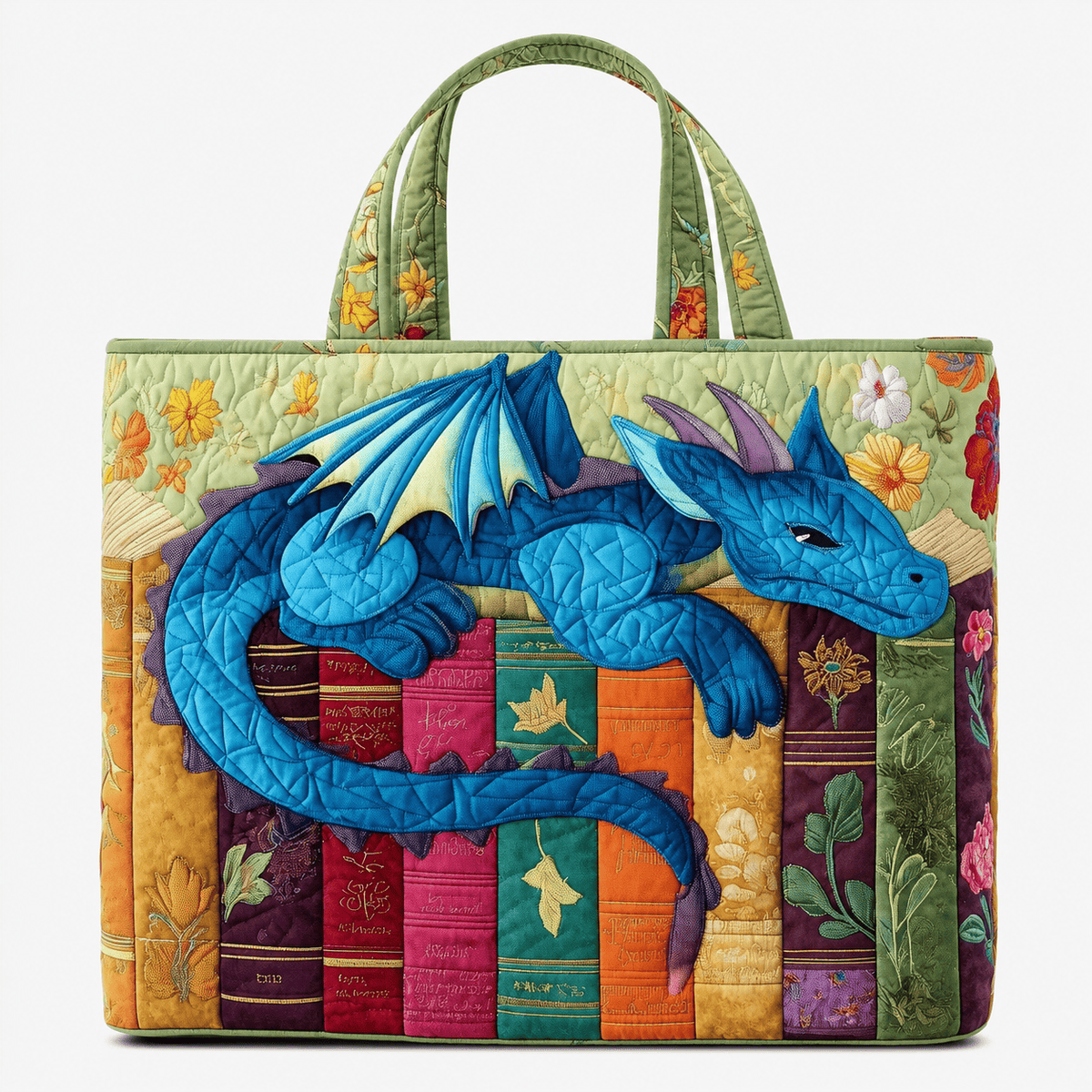 3D Printed Quilted Tote Bag 3D Printed Polyester Quilted Tote Bag for Travel Shopping and Beach Use