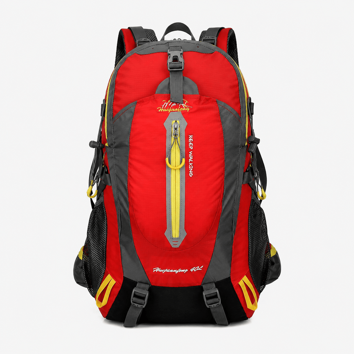 40L Water-Resistant Hiking Backpack 40L Water-Resistant Nylon Hiking Backpack for Travel and Camping Gear