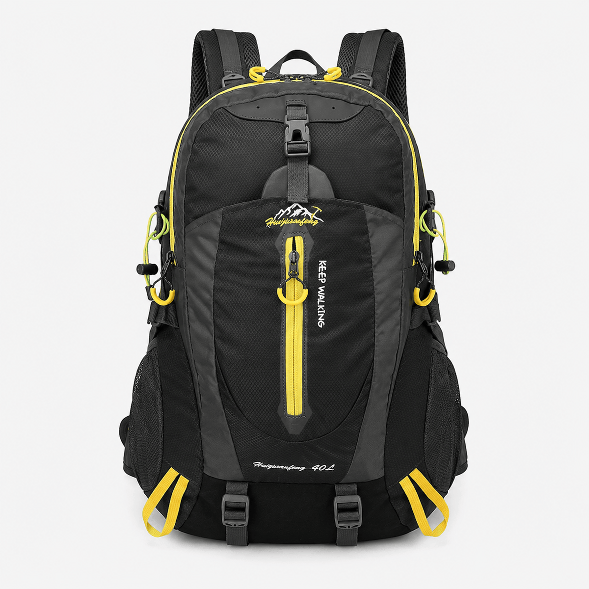 40L Water-Resistant Hiking Backpack 40L Water-Resistant Nylon Hiking Backpack for Travel and Camping Gear