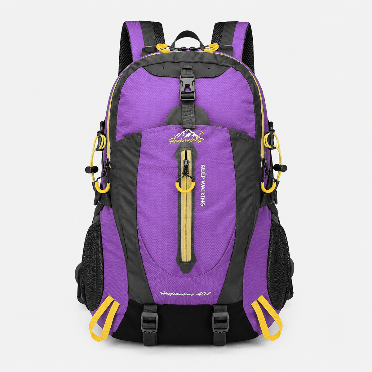40L Water-Resistant Hiking Backpack 40L Water-Resistant Nylon Hiking Backpack for Travel and Camping Gear