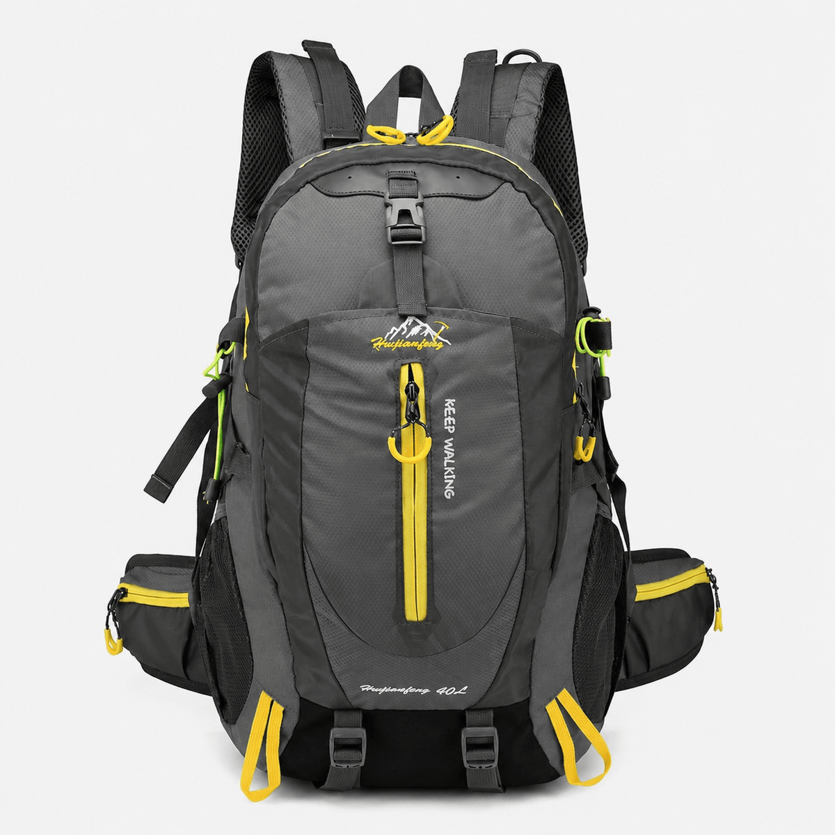 40L Water-Resistant Hiking Backpack 40L Water-Resistant Nylon Hiking Backpack for Travel and Camping Gear