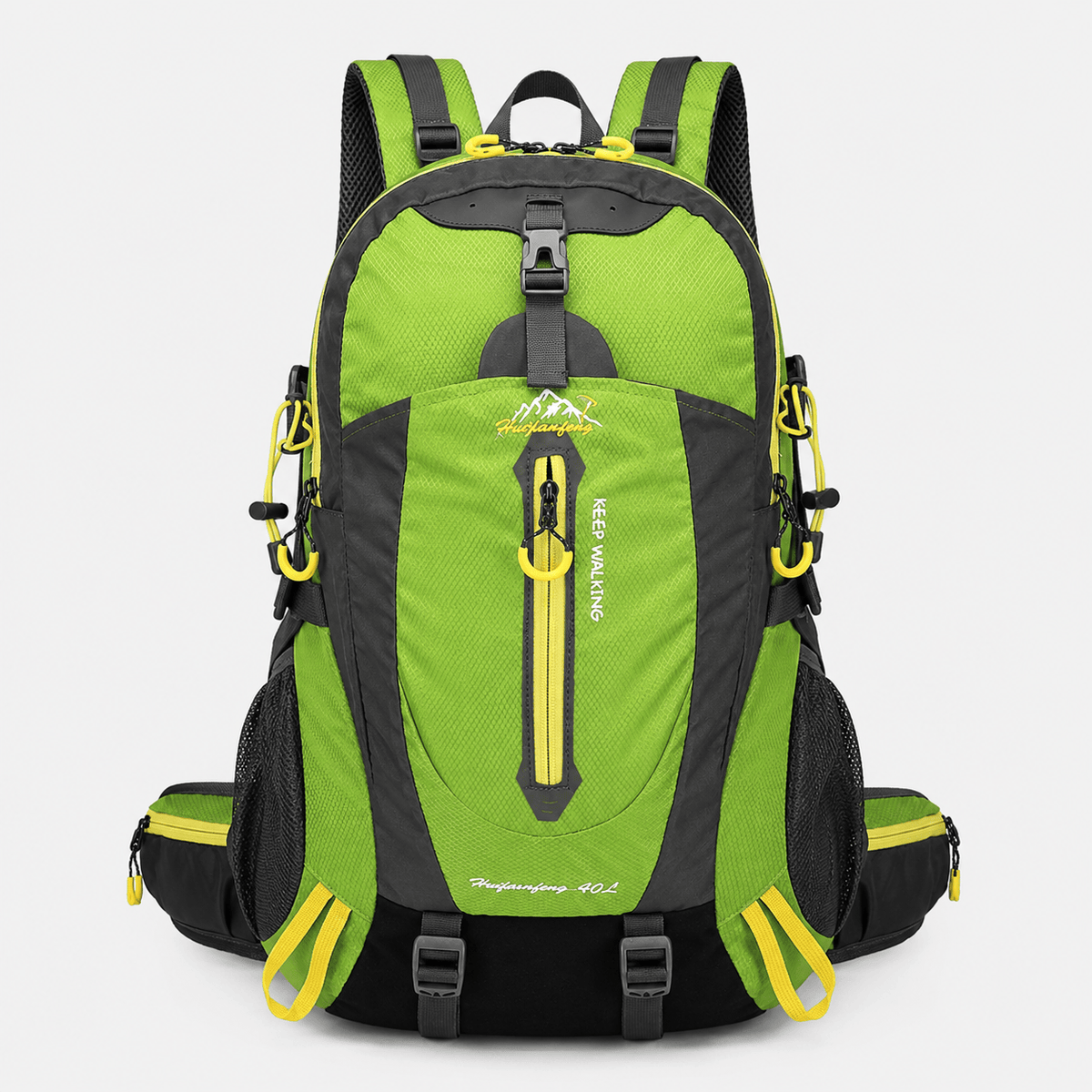 40L Water-Resistant Hiking Backpack 40L Water-Resistant Nylon Hiking Backpack for Travel and Camping Gear