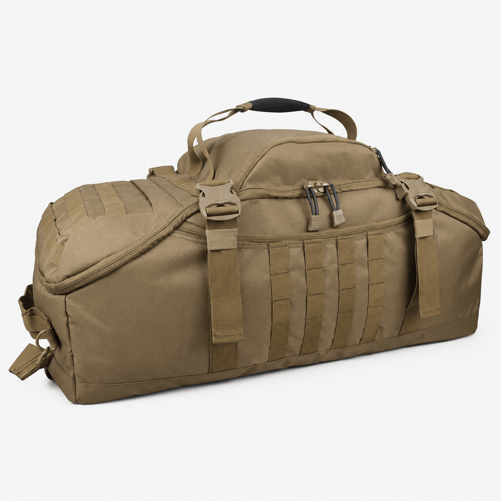 80L Tactical MOLLE Travel Duffel Bag 80L 600D Polyester Tactical MOLLE Duffel Bag for Travel and Camping