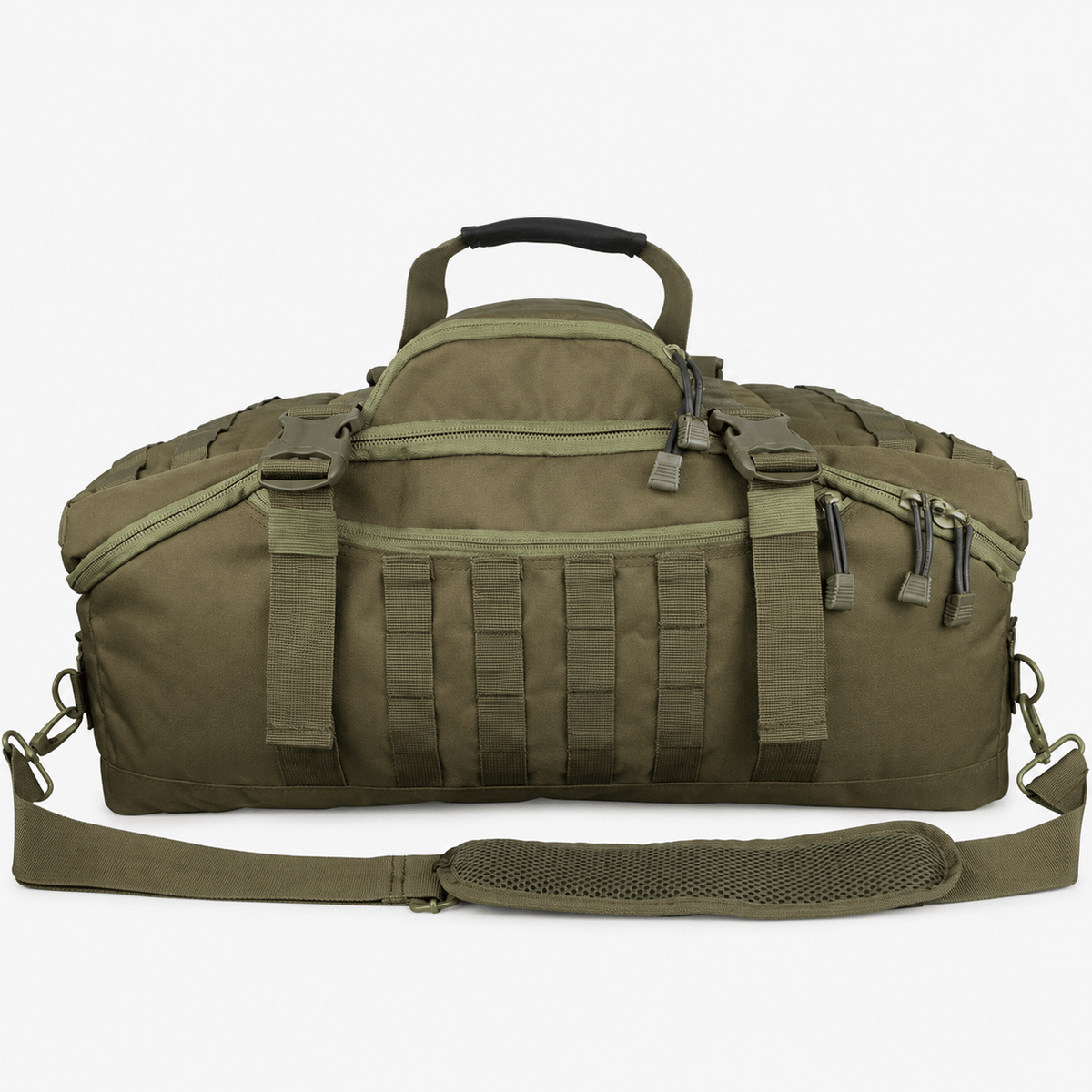 80L Tactical MOLLE Travel Duffel Bag 80L 600D Polyester Tactical MOLLE Duffel Bag for Travel and Camping