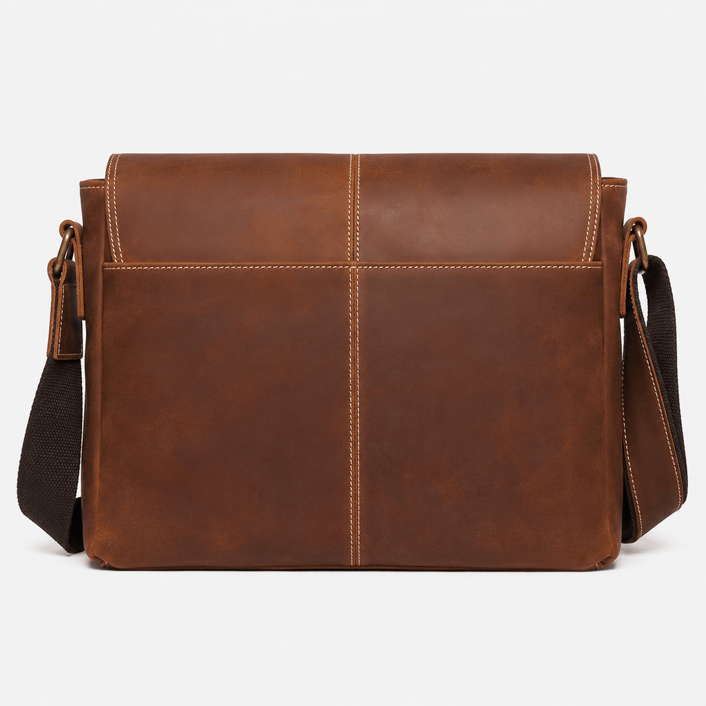 Vintage Genuine Leather Messenger Bag Vintage Genuine Leather Messenger Bag for Men - Handmade Cowhide Bag