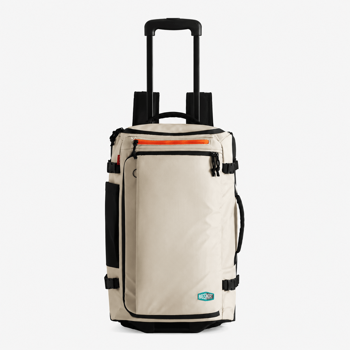 BAGSMART Rolling Travel Backpack with Wheels BAGSMART Ripstop Nylon Rolling Travel Backpack for Carry-On Trips 43L