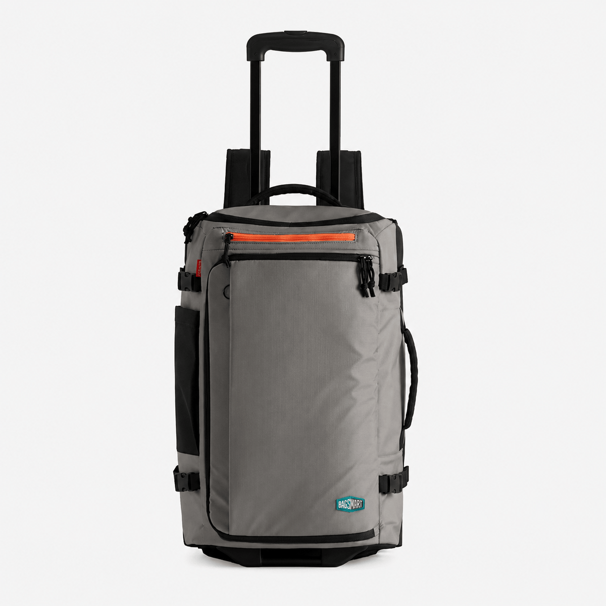 BAGSMART Rolling Travel Backpack with Wheels BAGSMART Ripstop Nylon Rolling Travel Backpack for Carry-On Trips 43L