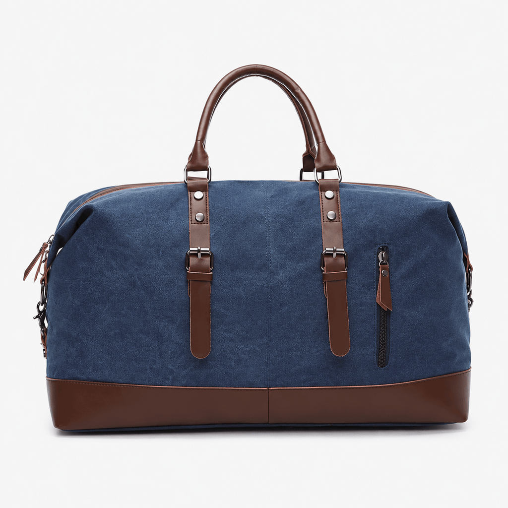 Canvas Weekender Duffel Bag Canvas Weekender Duffel Bag with Leather Trim for Travel and Overnight