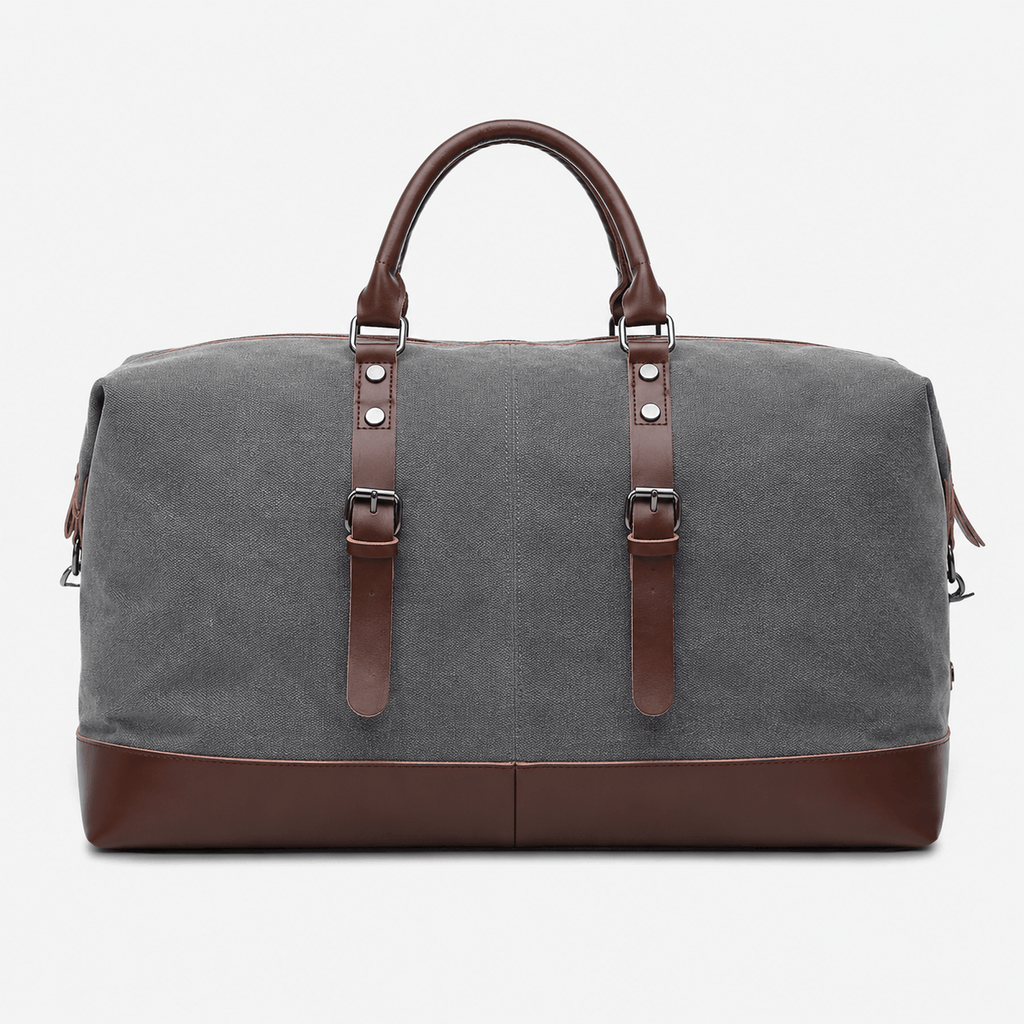 Canvas Weekender Duffel Bag Canvas Weekender Duffel Bag with Leather Trim for Travel and Overnight