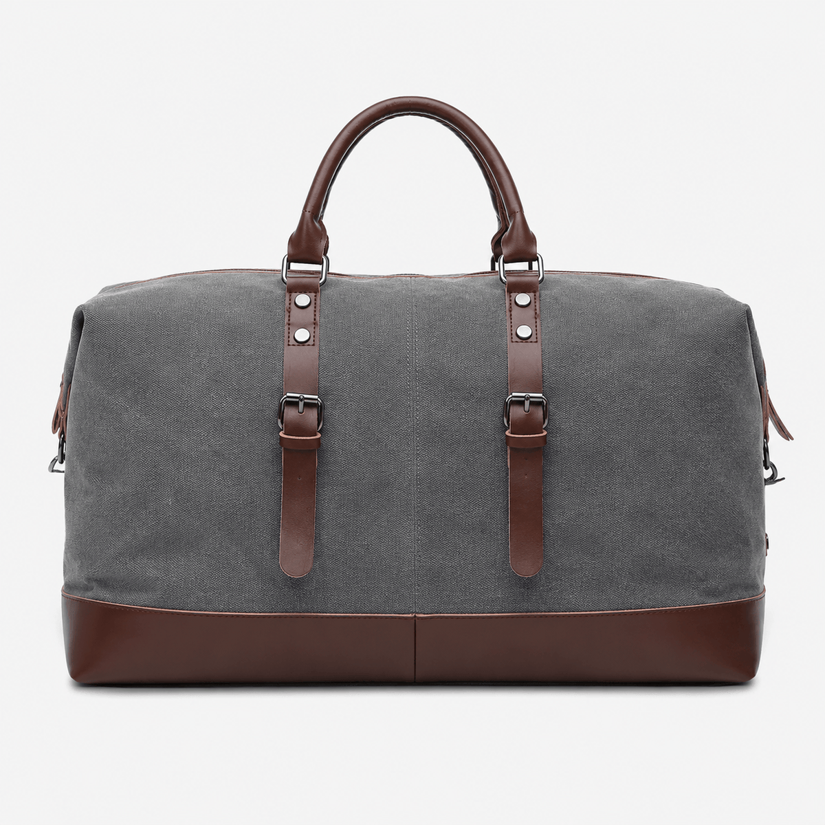 Canvas Weekender Duffel Bag Canvas Weekender Duffel Bag with Leather Trim for Travel and Overnight