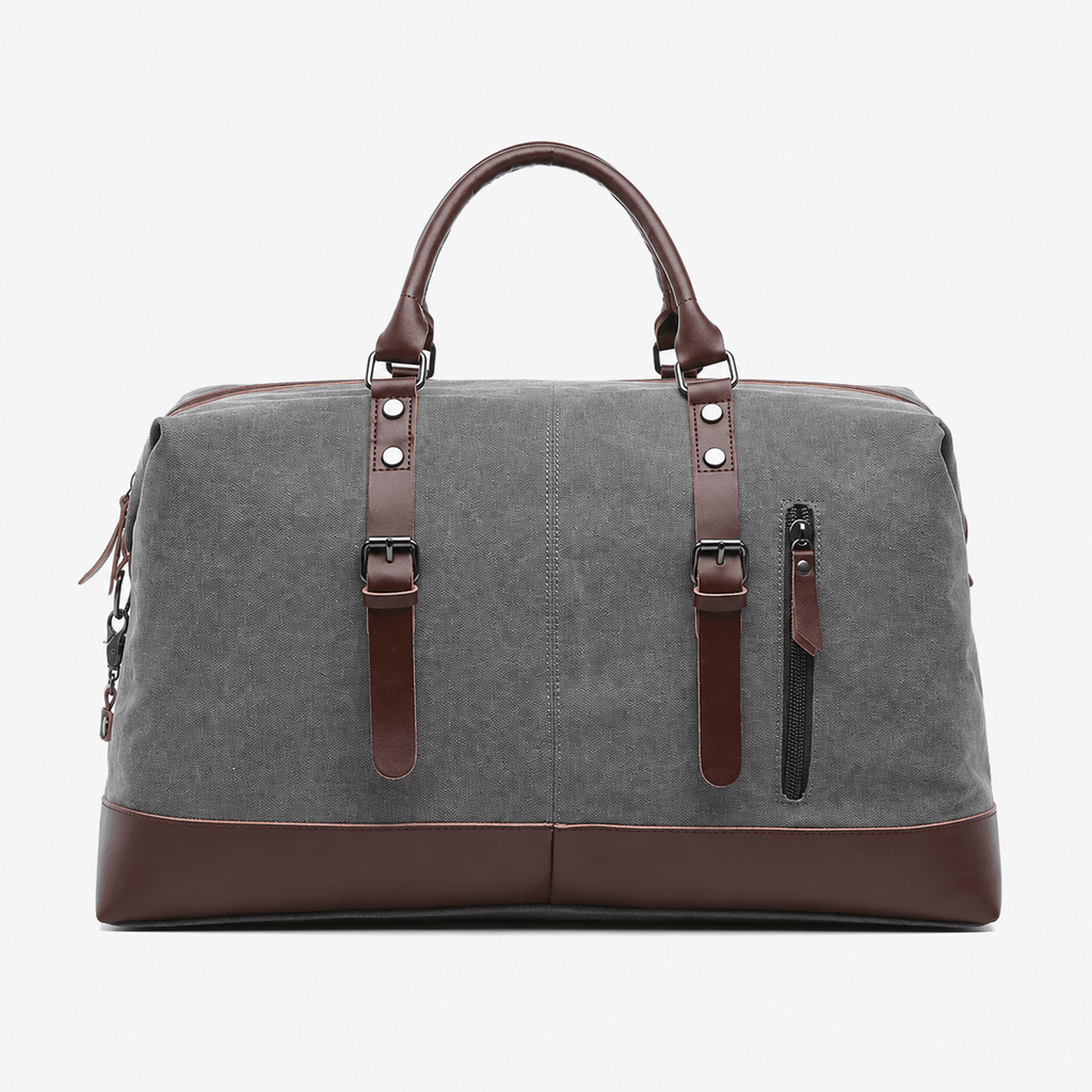 Canvas Weekender Duffel Bag Canvas Weekender Duffel Bag with Leather Trim for Travel and Overnight