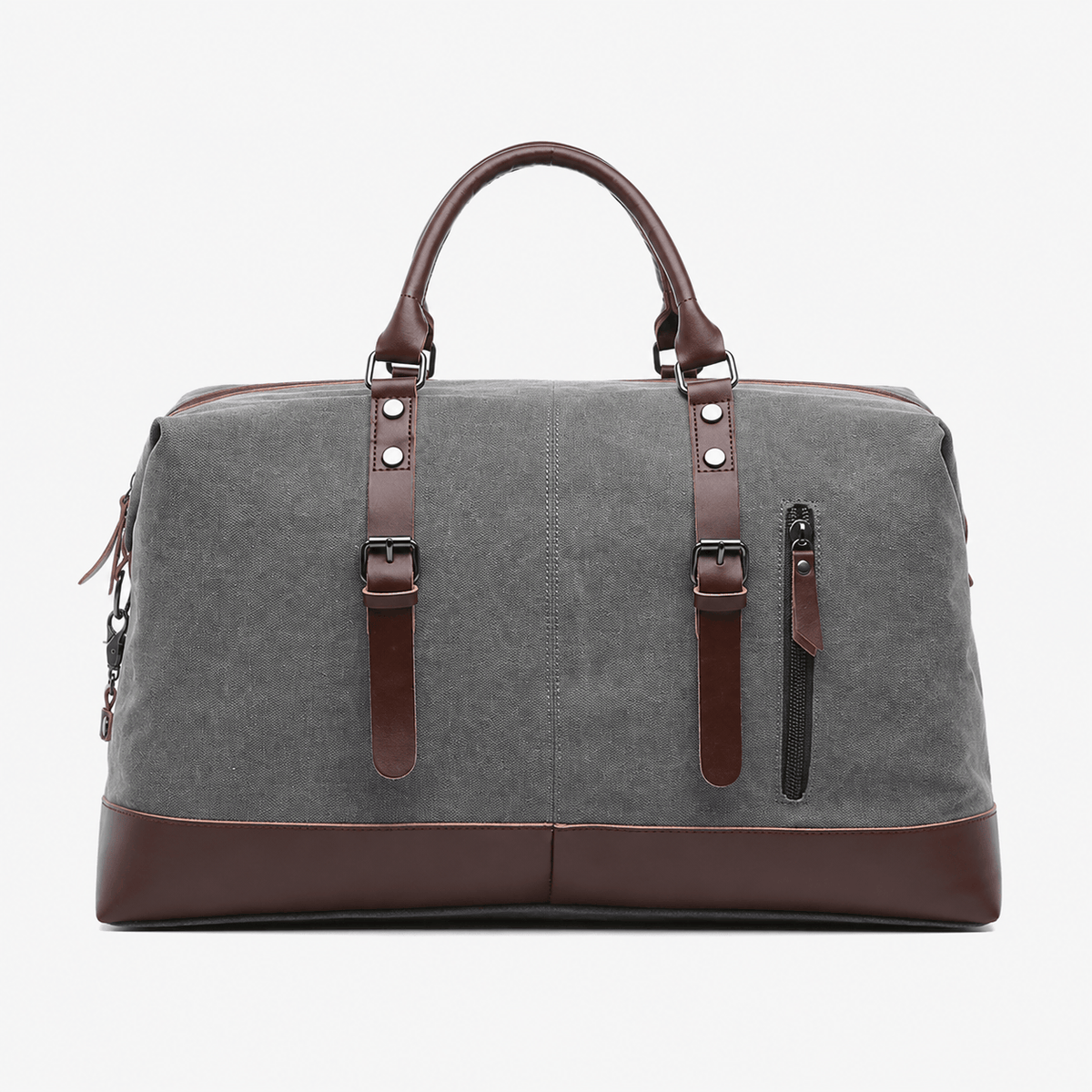 Canvas Weekender Duffel Bag Canvas Weekender Duffel Bag with Leather Trim for Travel and Overnight