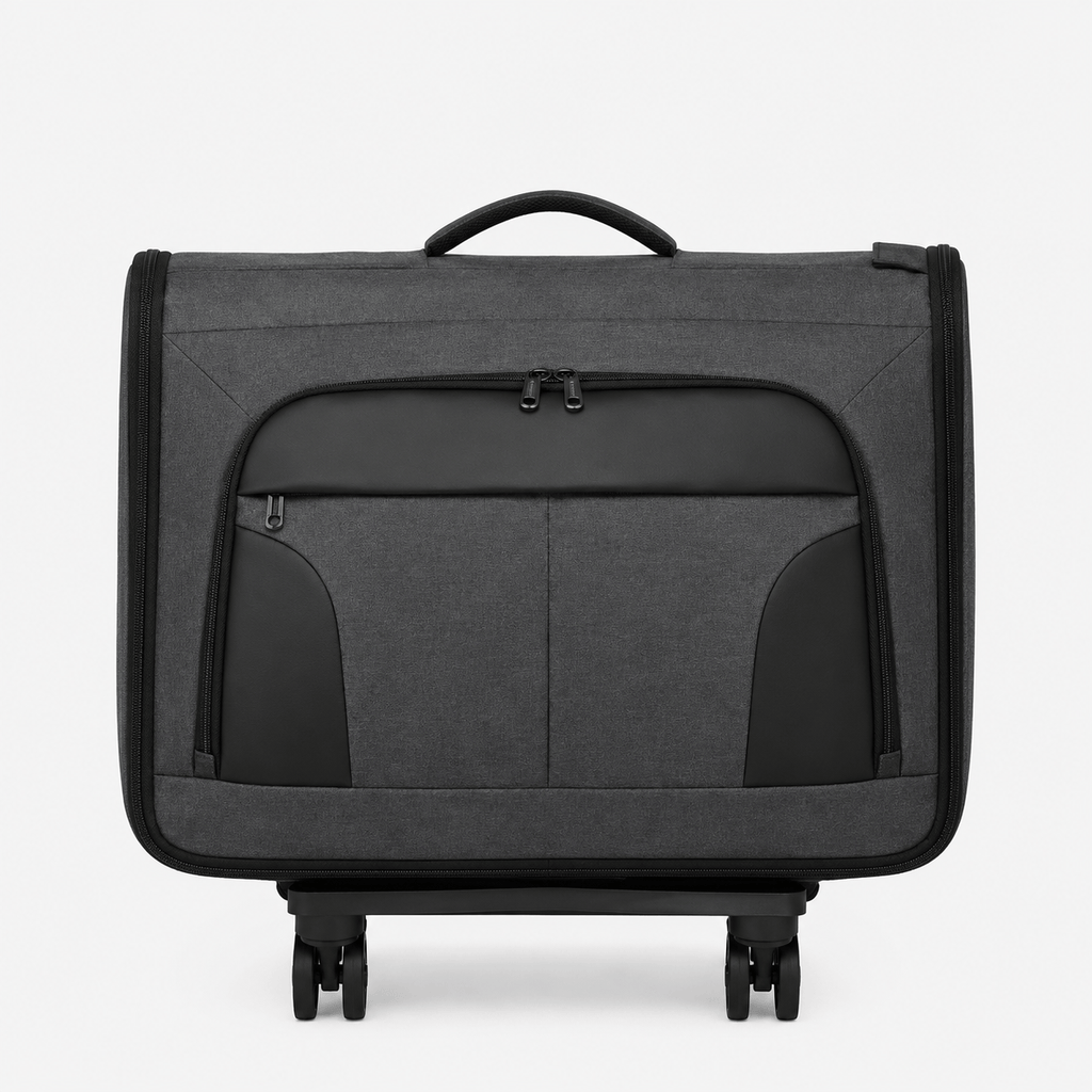 Garment Bag with Trolley for Business Travel Oxford Garment Bag with Trolley for Business Travel Wrinkle-Free Suits