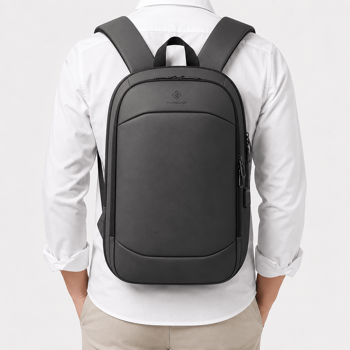 HK Expandable 17 Inch Laptop Backpack with USB Port HK 17 Inch Waterproof Oxford Laptop Backpack with USB Expandable Travel