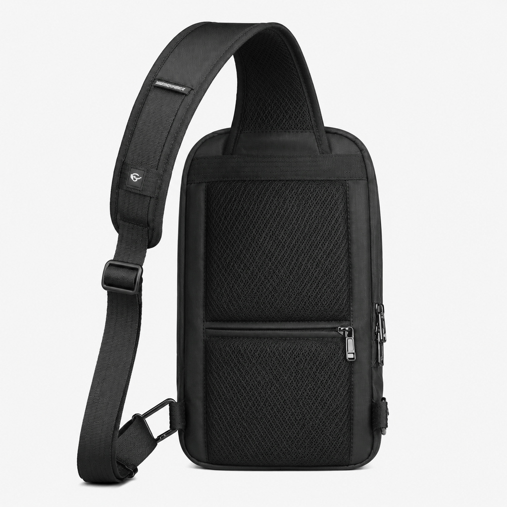 Men's Business Crossbody Sling Bag Men's Business Crossbody Sling Bag Water Repellent for Travel & Work