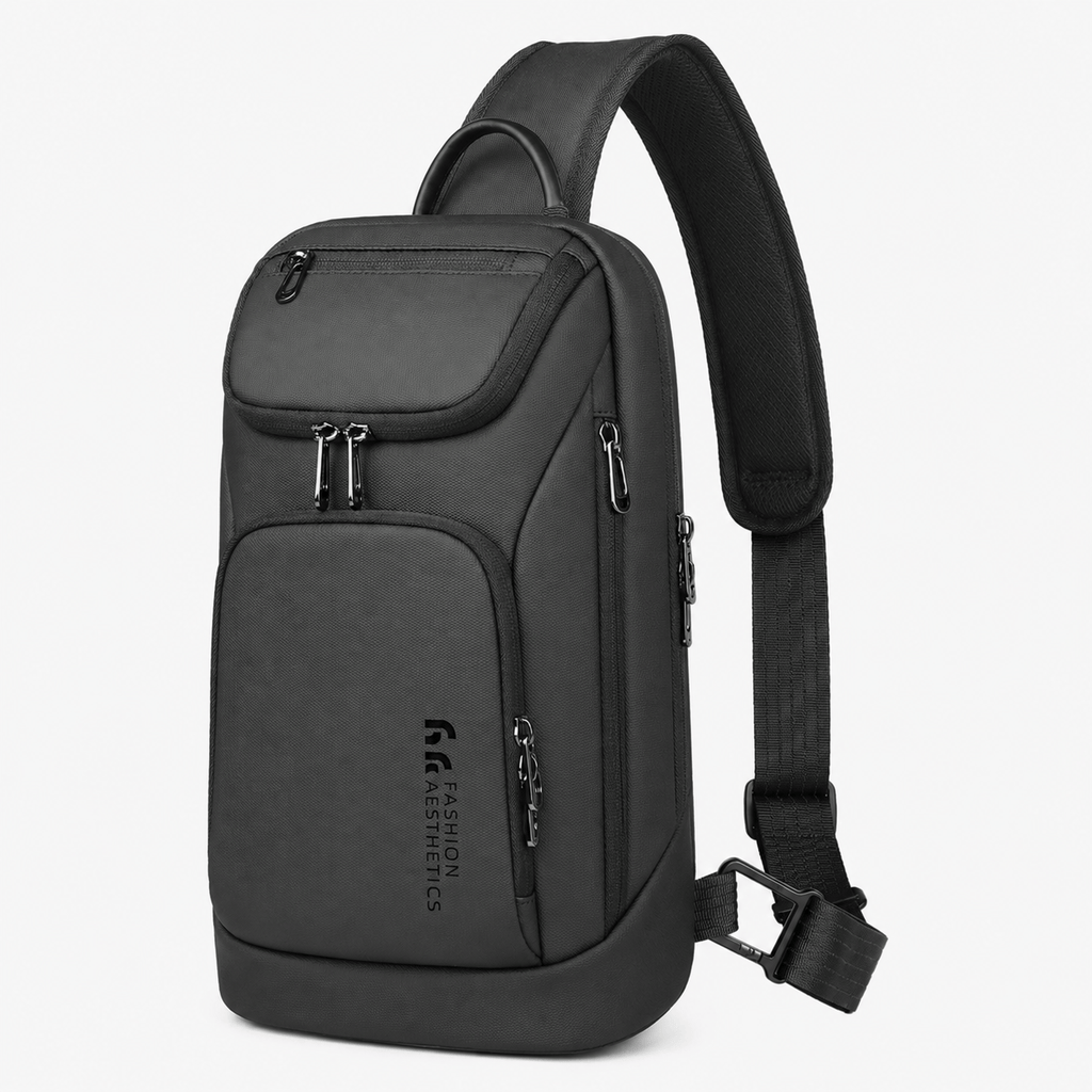 Men's Business Crossbody Sling Bag Men's Business Crossbody Sling Bag Water Repellent for Travel & Work