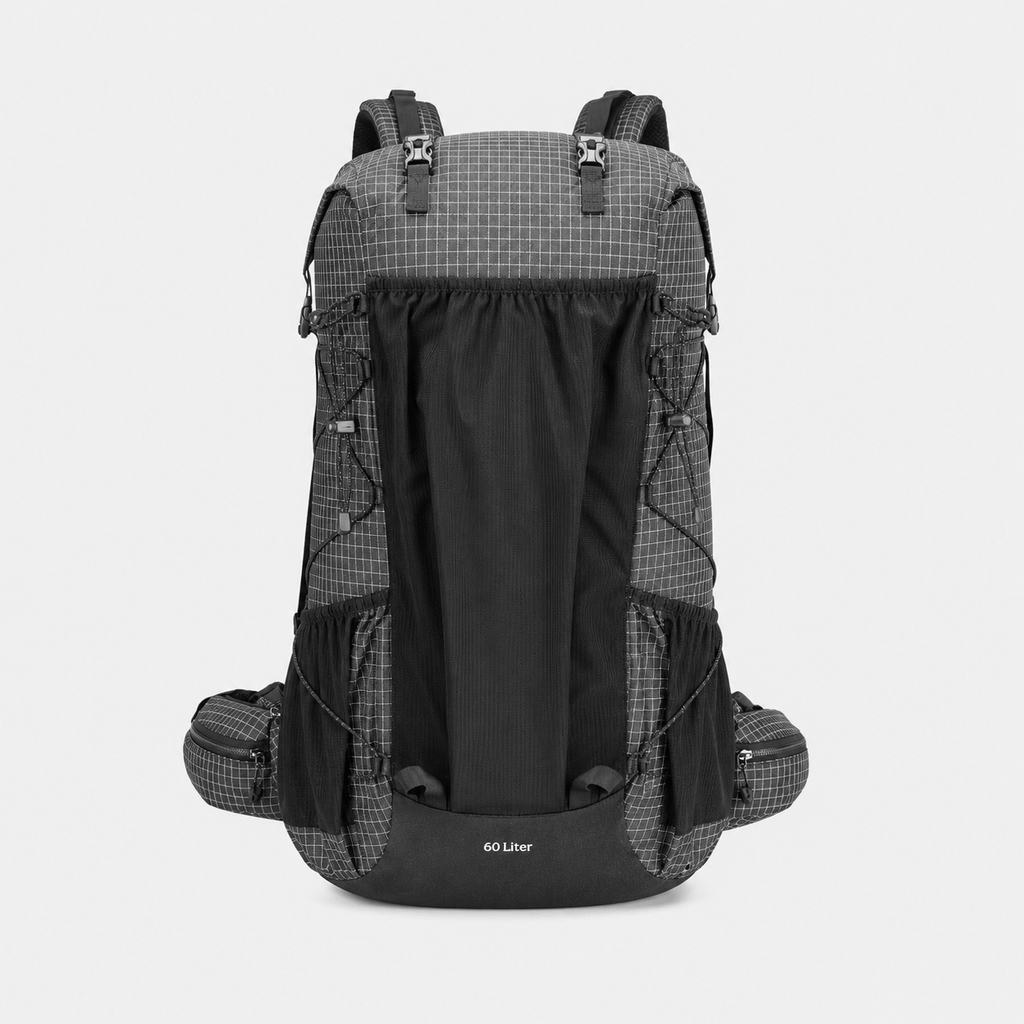 Naturehike 60L+5L Waterproof Hiking Backpack Naturehike 60L+5L Waterproof Hiking Backpack with Rain Cover Black