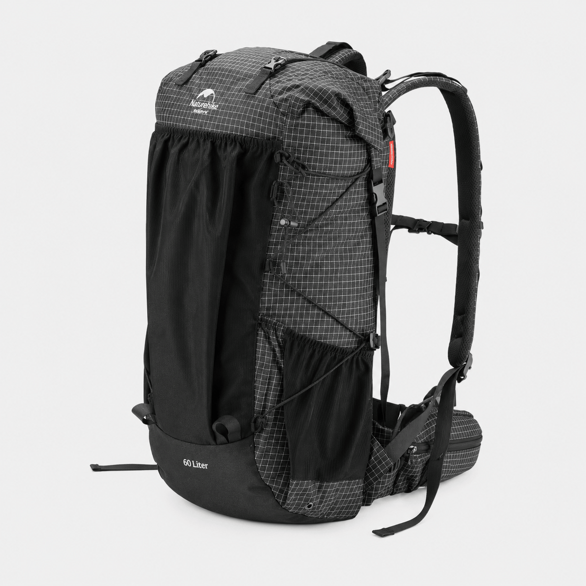 Naturehike 60L+5L Waterproof Hiking Backpack Naturehike 60L+5L Waterproof Hiking Backpack with Rain Cover Black