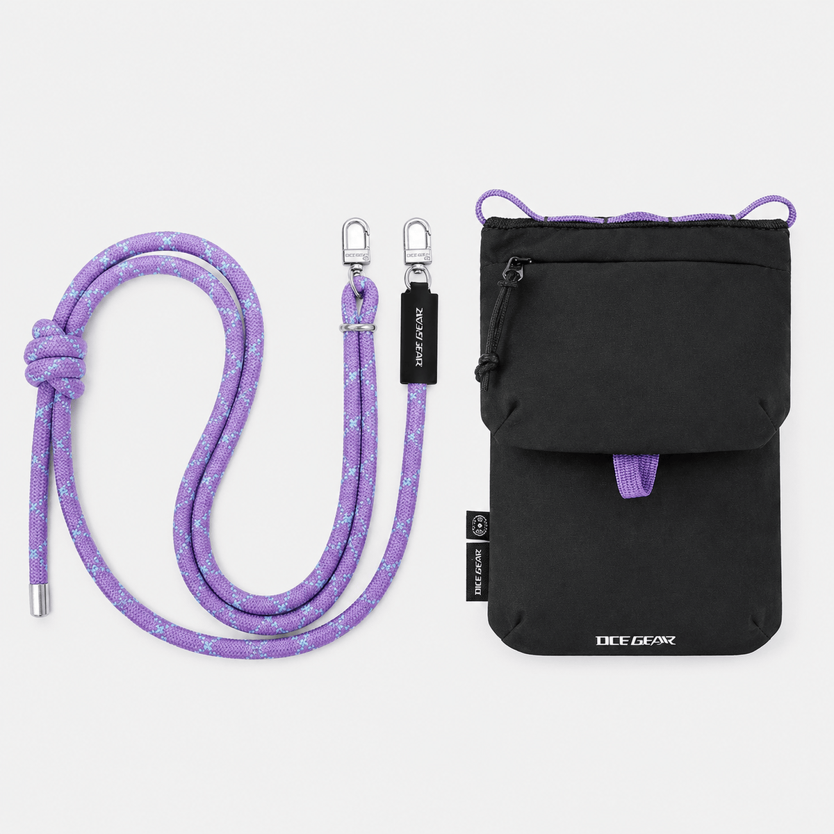 OCEGEAR RFID Travel Crossbody Bag OCEGEAR RFID Nylon Travel Crossbody Bag for Phone Passport Cards