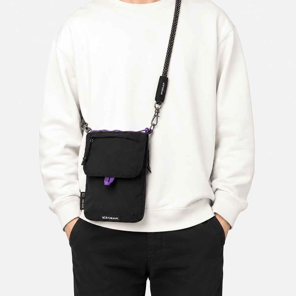 OCEGEAR RFID Travel Crossbody Bag OCEGEAR RFID Nylon Travel Crossbody Bag for Phone Passport Cards