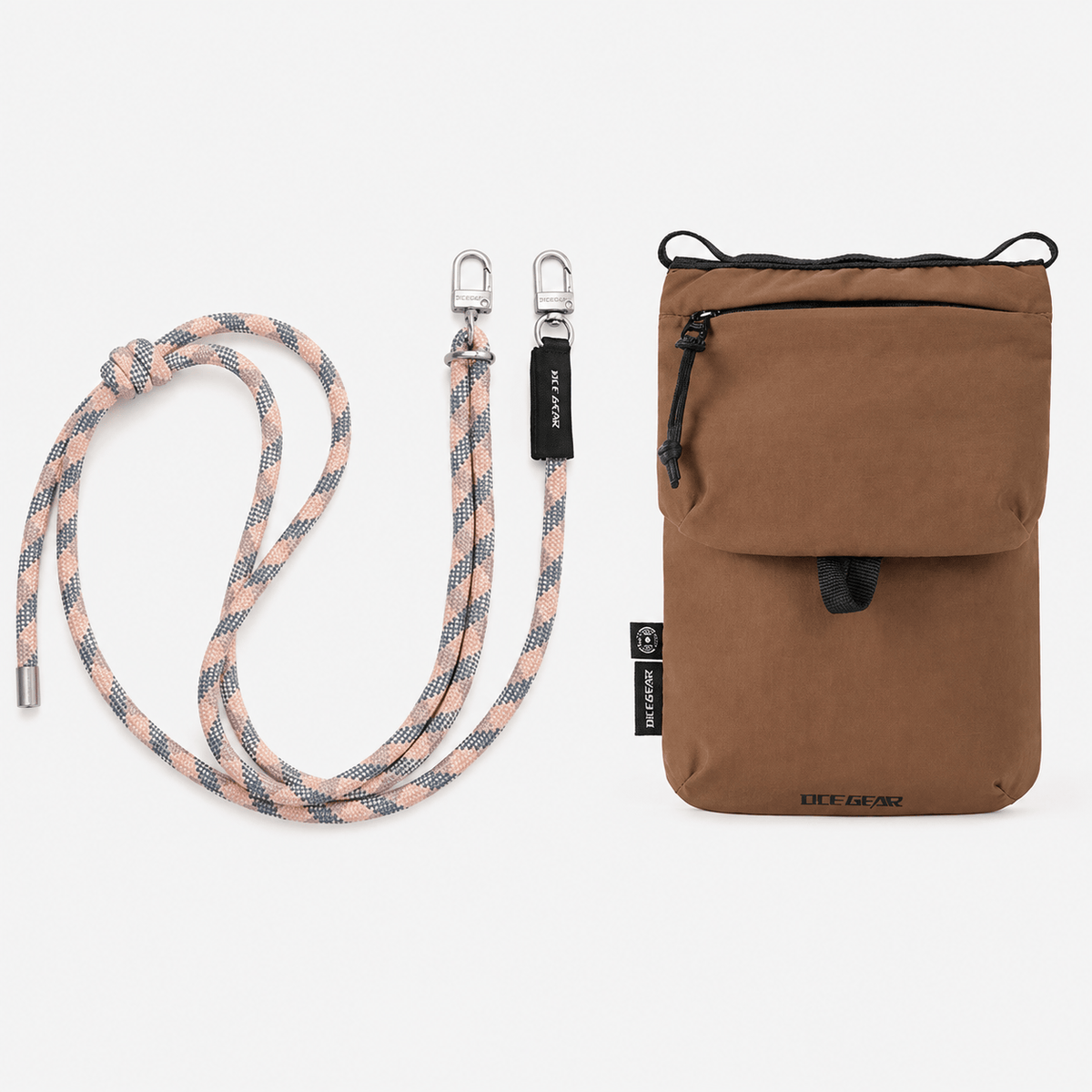 OCEGEAR RFID Travel Crossbody Bag OCEGEAR RFID Nylon Travel Crossbody Bag for Phone Passport Cards