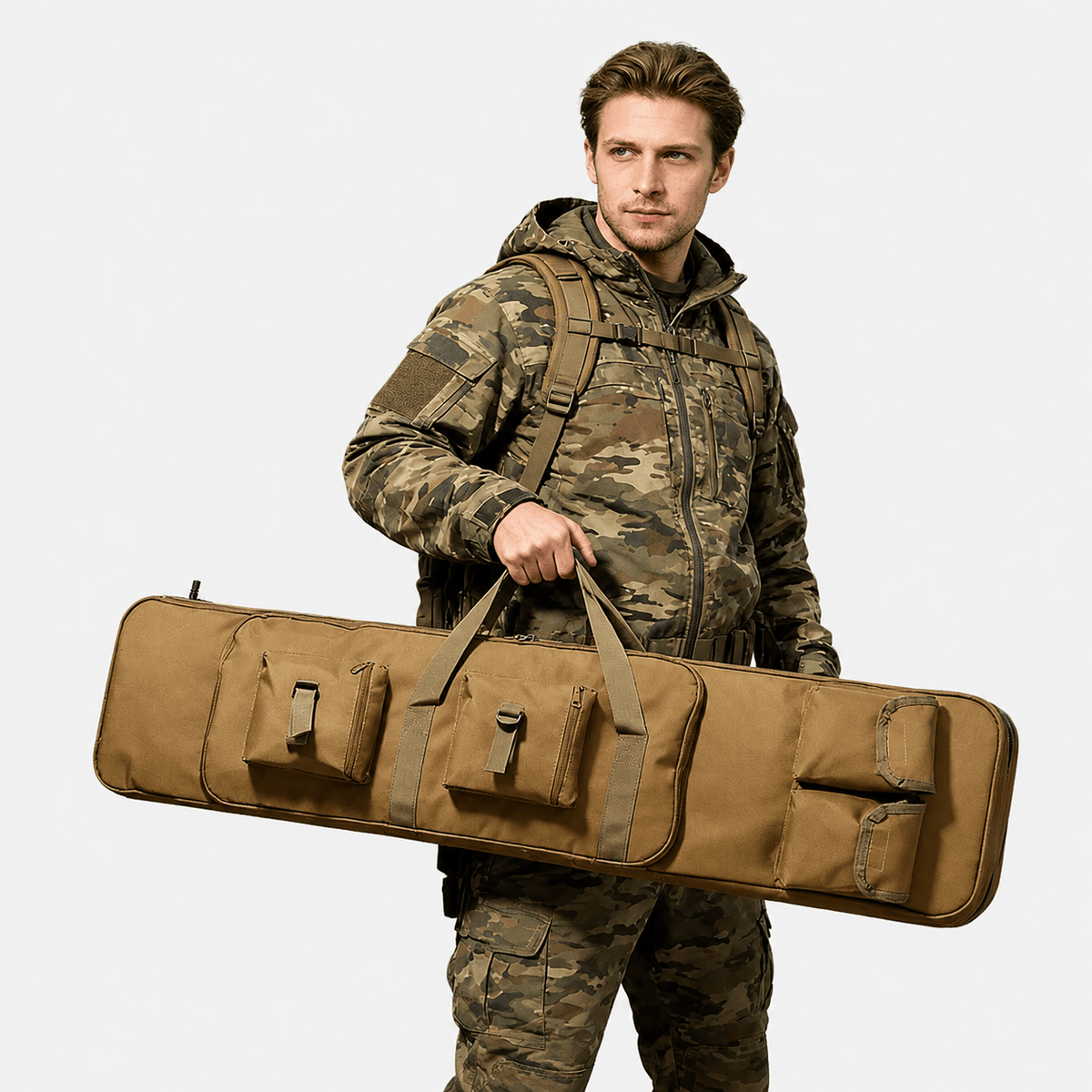 Tactical Long Rifle Carry Bag Tactical Polyester Long Rifle Carry Bag for Secure Hunting Transport