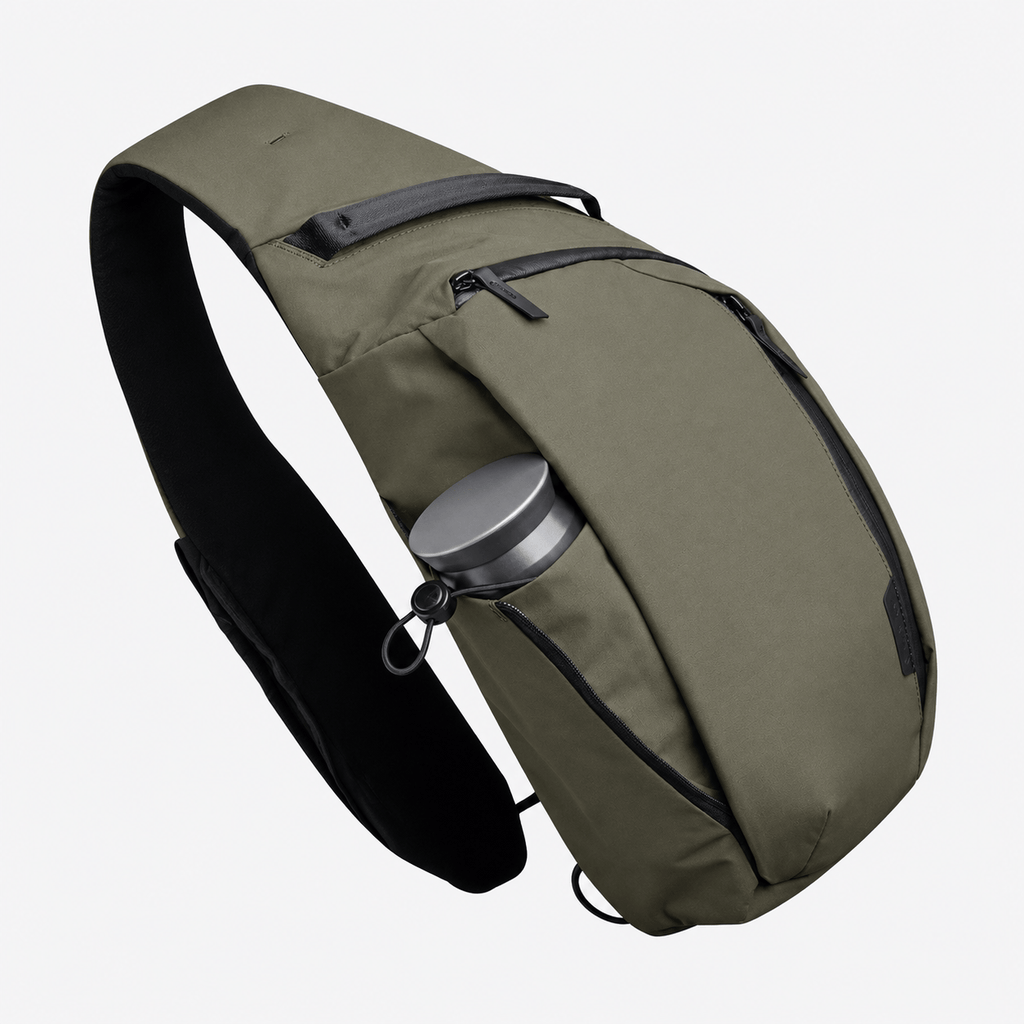 Waterproof Crossbody Sling Bag for 11-Inch Tablet Waterproof Polyester Sling Bag for 11-Inch Tablet Everyday Travel Use