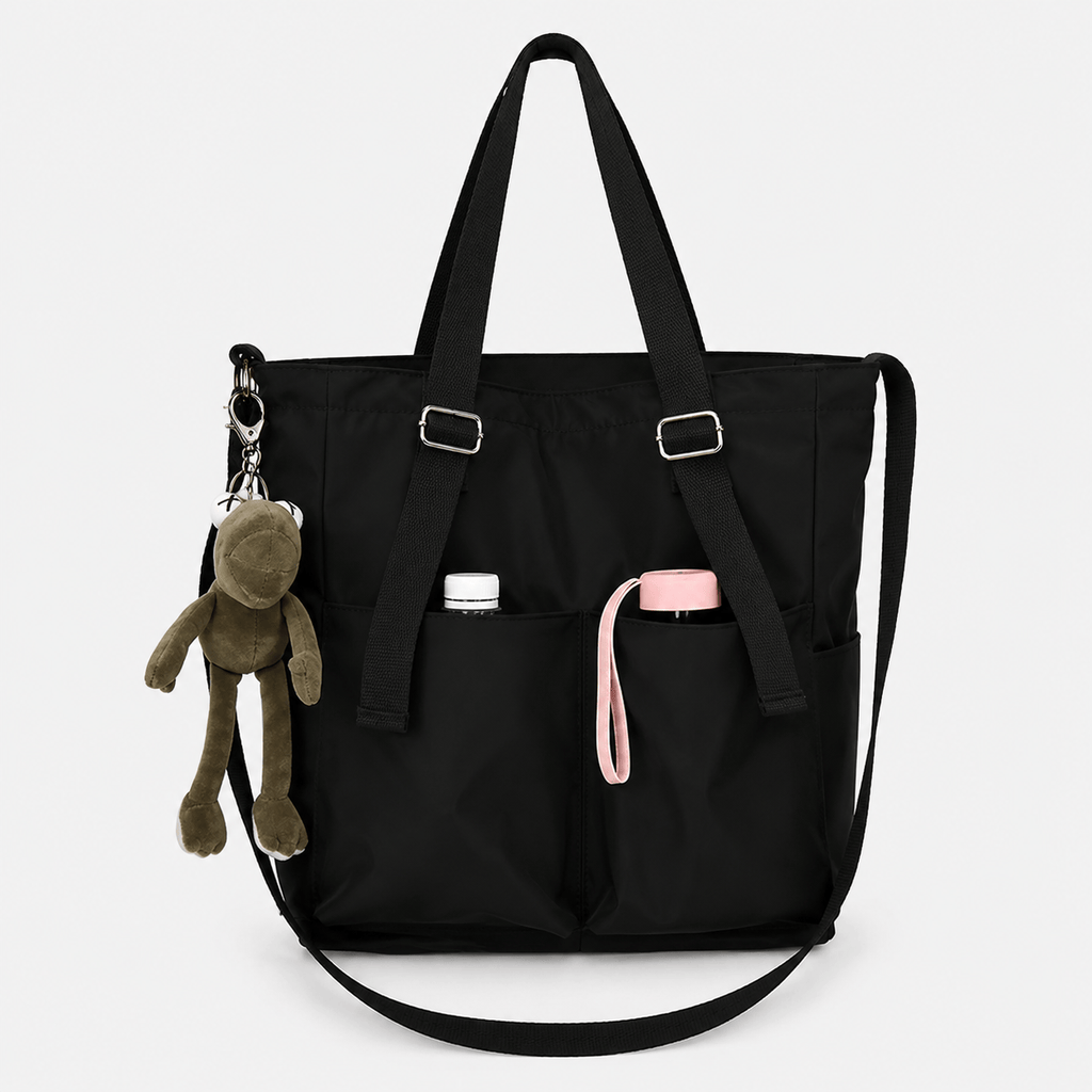 Waterproof Nylon Canvas Tote Shoulder Bag Waterproof Nylon Canvas Tote Shoulder Bag