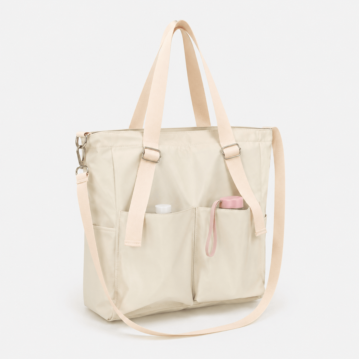 Waterproof Nylon Canvas Tote Shoulder Bag Waterproof Nylon Canvas Tote Shoulder Bag
