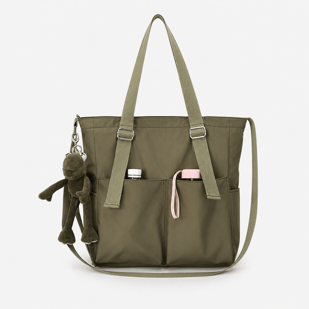 Waterproof Nylon Canvas Tote Shoulder Bag Waterproof Nylon Canvas Tote Shoulder Bag