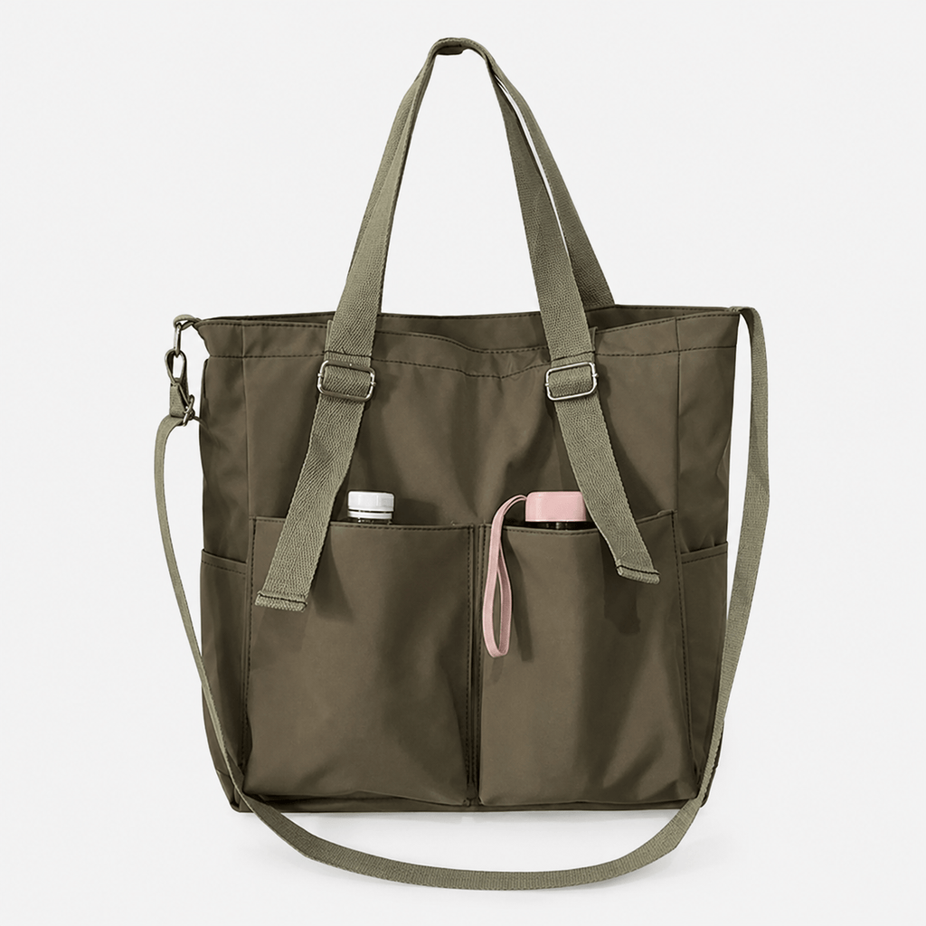 Waterproof Nylon Canvas Tote Shoulder Bag Waterproof Nylon Canvas Tote Shoulder Bag