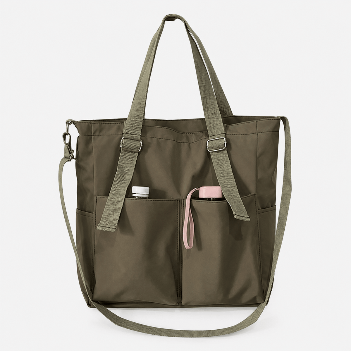 Waterproof Nylon Canvas Tote Shoulder Bag Waterproof Nylon Canvas Tote Shoulder Bag