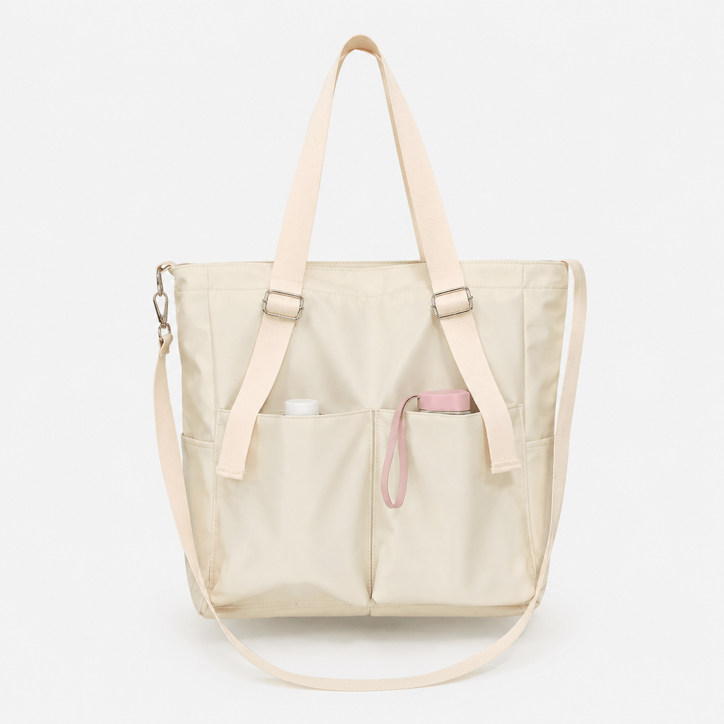 Waterproof Nylon Canvas Tote Shoulder Bag Waterproof Nylon Canvas Tote Shoulder Bag