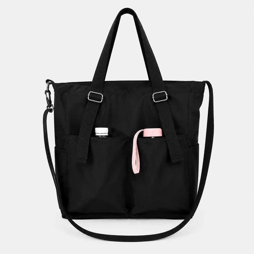 Waterproof Nylon Canvas Tote Shoulder Bag Waterproof Nylon Canvas Tote Shoulder Bag
