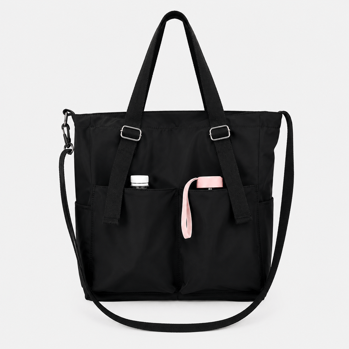 Waterproof Nylon Canvas Tote Shoulder Bag Waterproof Nylon Canvas Tote Shoulder Bag