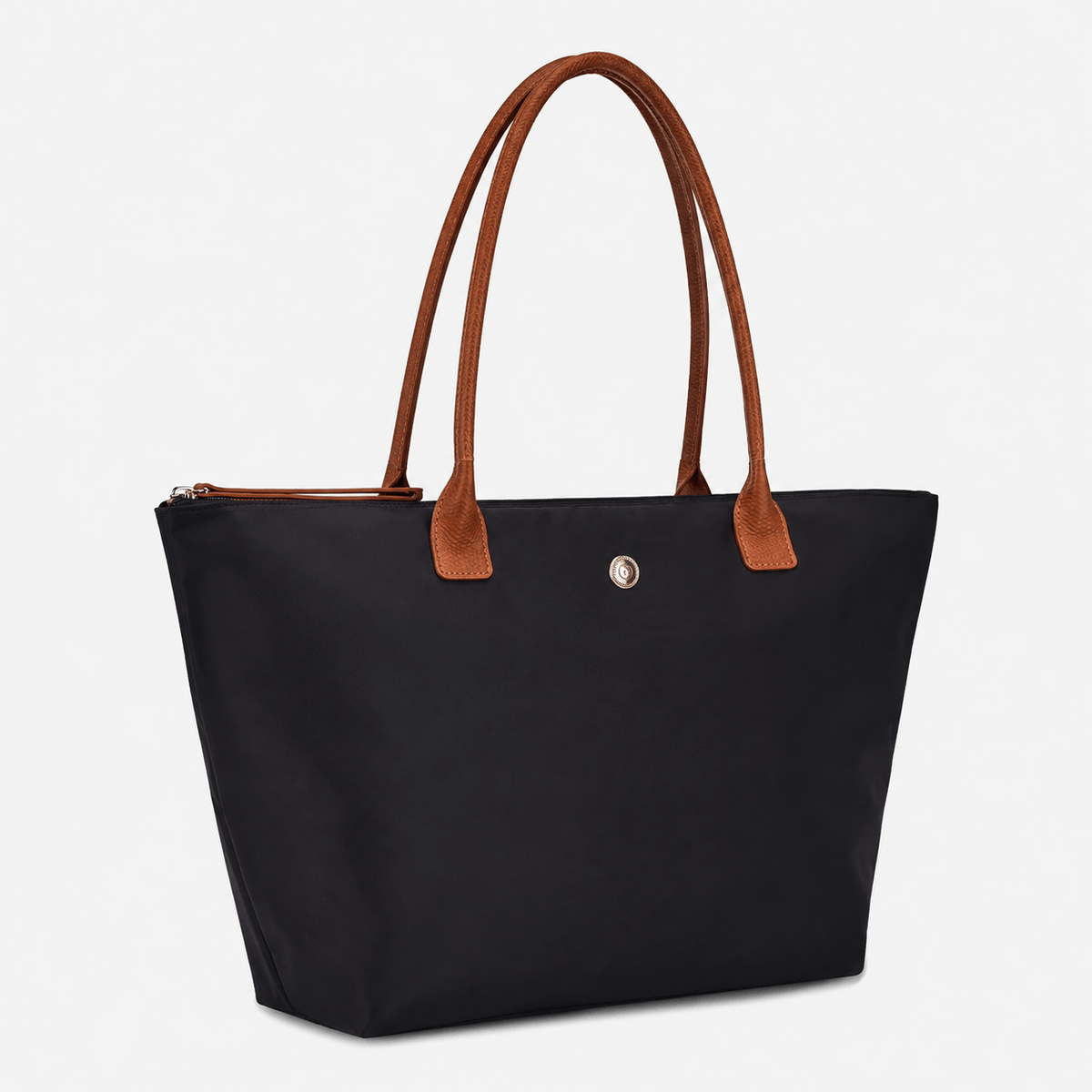 Women's Foldable Nylon Shoulder Tote Bag Women's Nylon Shoulder Tote Bag Foldable Lightweight Everyday Shopper