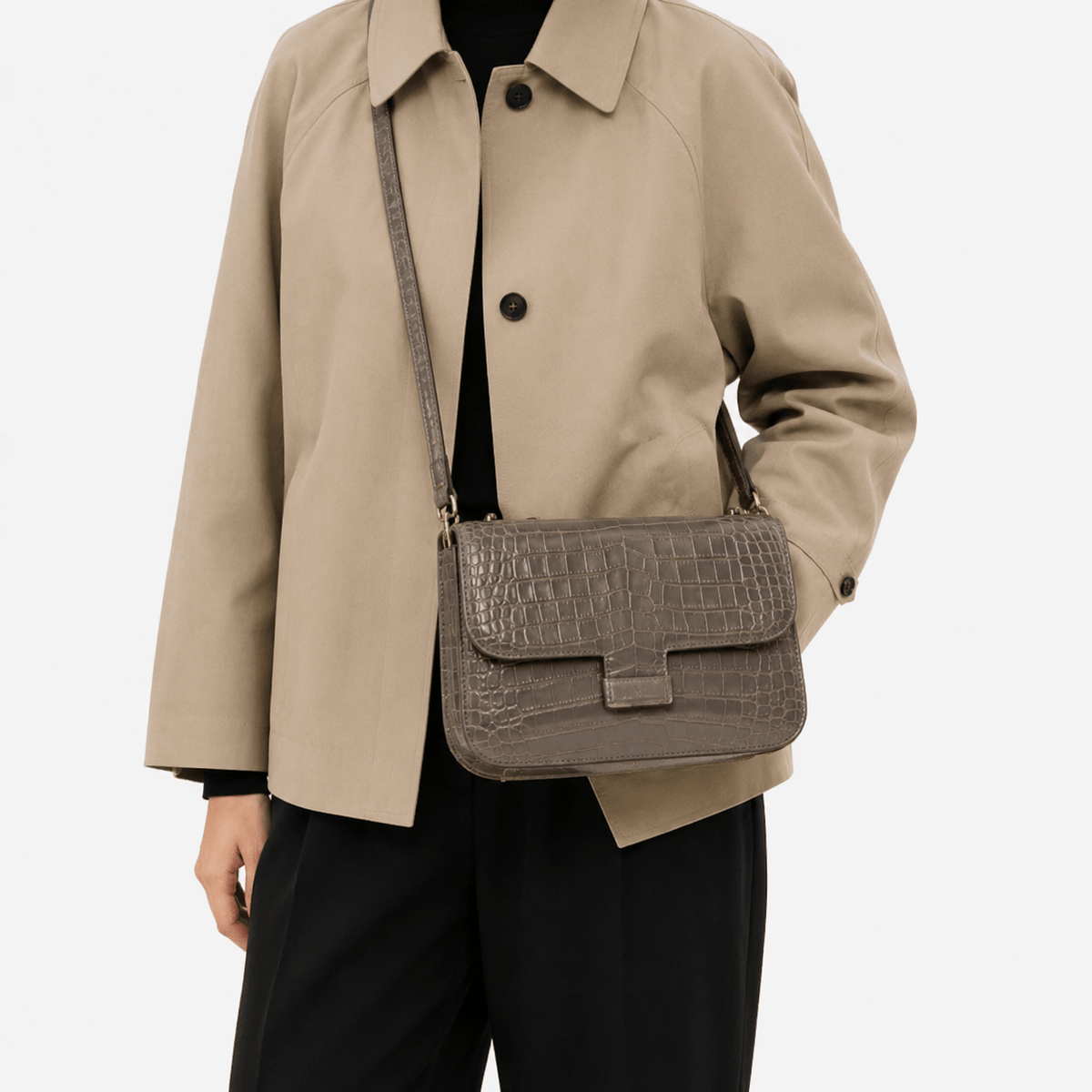 Women's Genuine Leather Flap Shoulder Bag Women's Genuine Leather Flap Shoulder Bag for Work and Everyday Use